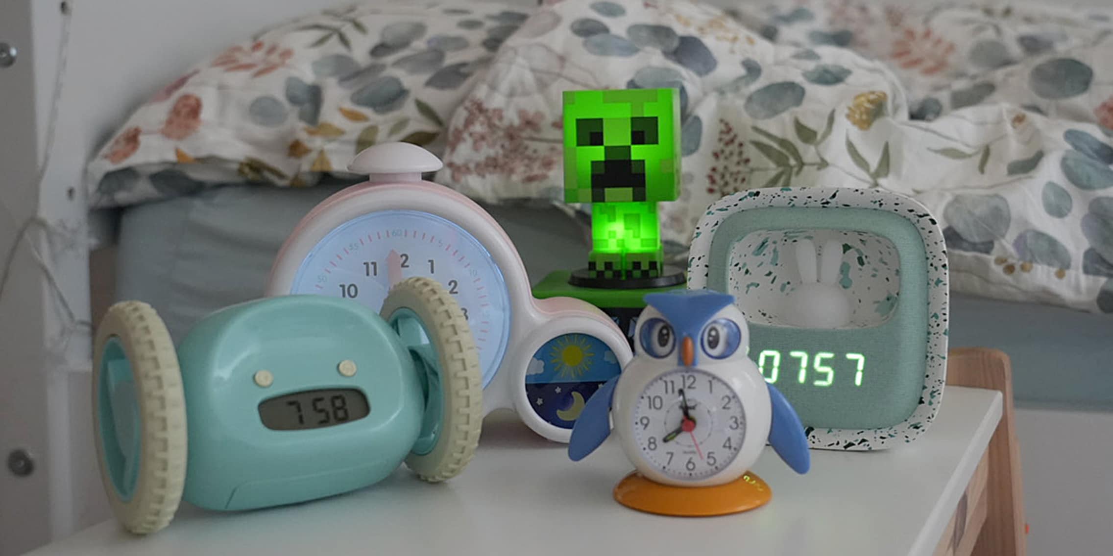 Sveglia per bambini, allenatore del sonno con luna e sole per bambini