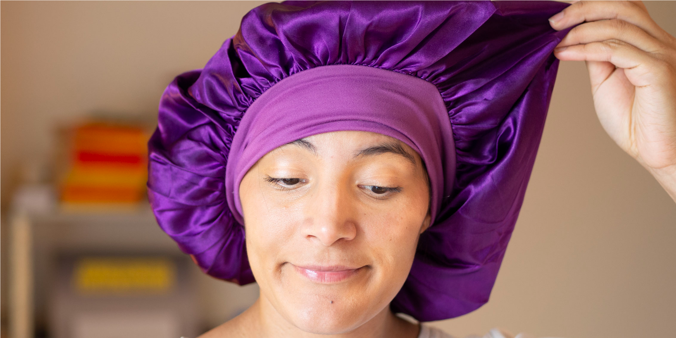 Cuffia Seta Cuffia Per Dormire In Raso E Seta Regolabile, Anti