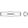 Toolcraft Spina a ginocchiera (Ø x L) 4 mm x