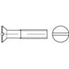 Toolcraft Countersunk screws M12 45 mm slotted (100 Screws per piece)