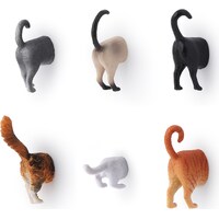 Kikkerland Cat Butt (6 Piece)