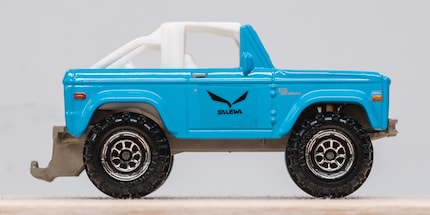 Bartosz Nowak with his Ford Bronco.