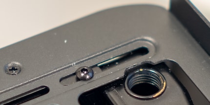 I had to do some filing on the radiator mount on the case to make room for the screw plug.