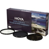 Hoya Digital Filter Kit II (UV, CIR-PL & ND8) Filterset (67 mm, Filtro UV, Filtri grigi, Filtri polarizzanti)