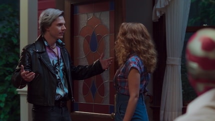 Evan Peters nei panni di Quicksilver nell'MCU.