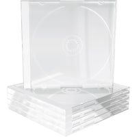MediaRange Custodia CD vuota per vassoio trasparente da 1 disco (100 x)