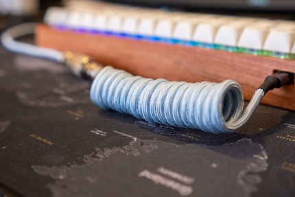 Nicht ganz so, wie ich mir das vorgestellt habe: Mein erstes selbstgemachtes Spiralkabel.