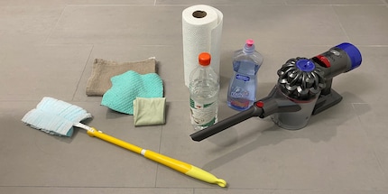 Gli strumenti per affrontare l’asciugatrice sporca.