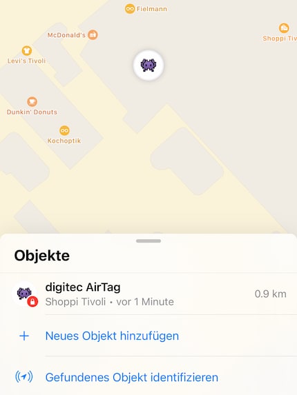 Ore 12:39: Apple AirTag