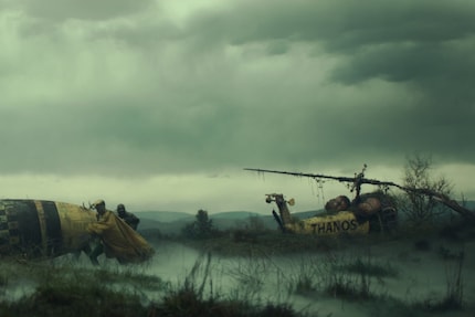 Thanos’ good ol’ helicopter, ...