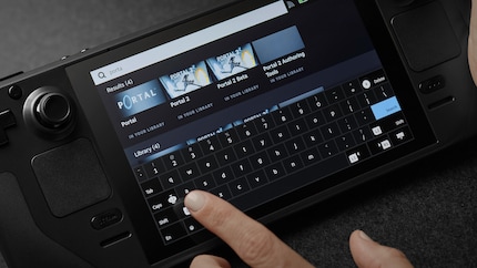 The display also responds to touch controls.