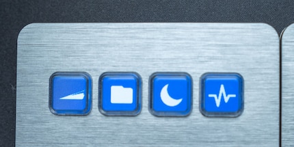 I pulsanti macro di cui sopra possono anche essere personalizzati con le proprie icone.