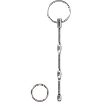 Ouch! Urethral Sounding - Ribbed Plug With Ring