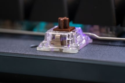 Un interruttore Cherry MX Brown.