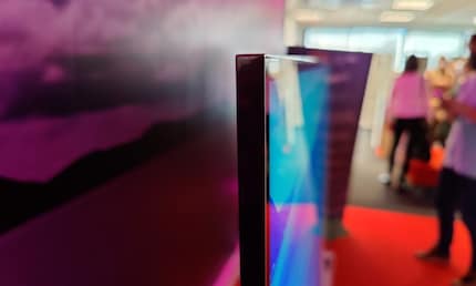 Circa un centimetro di spessore. Molto sottile per un televisore LCD, anche grazie a OD Zero.