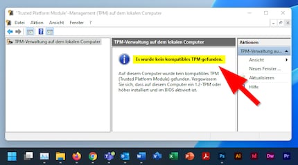 No, questo PC non ha un TPM.
