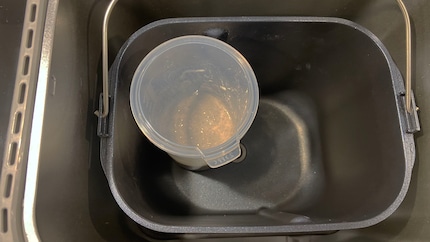 Dopo la miscelazione, la coltura del lievito naturale va nel macchinario «per maturare». La preparazione è semplice ma va pianificata.