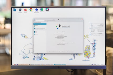 Planet Express wanted to avoid using Windows as an operating system at all costs. That’s why the thin client runs with Linux.