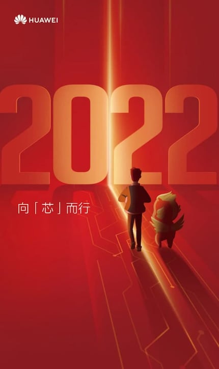 Gli auguri di Capodanno di Huawei hanno dato il via a tutto.