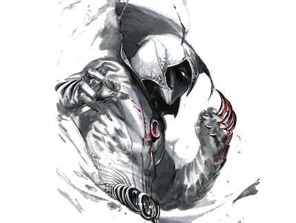 Moon Knight è chiaramente un supereroe adatto ad un pubblico adulto.
