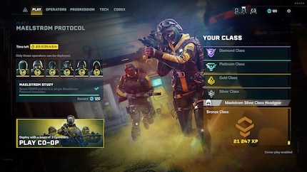 Operators have different weapons and special abilities.