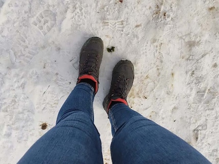 La mia scelta di scarpe.
