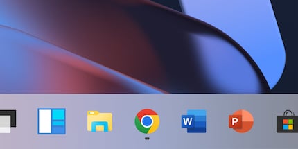L'icona di Chrome su Windows 11.