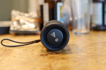 Il basso fa vibrare il JBL Flip 6 sul lato.