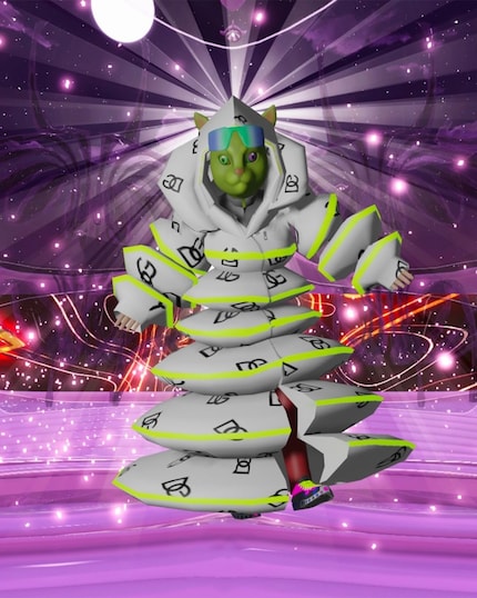 This is what high fashion supposedly is in the metaverse.