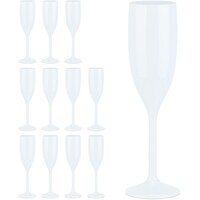 Relaxdays 12x champagne glasses (12 x, Champagne glasses)
