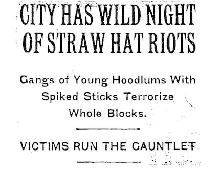 The New York Times headline on 16 September 1922