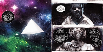 Una piramide interdimensionale che gravita – dove altro potrebbe riunirsi il pantheon delle divinità egizie?