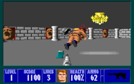 Animations turned out comparatively detailed. The 3D environment, however, also required additional graphics tricks to represent falling enemies, for example.