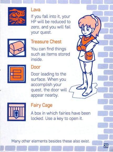 Immagini: manuale di Cave Noire, Konami