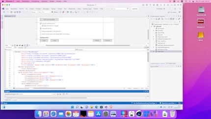 Sviluppare un'applicazione Windows su Mac.