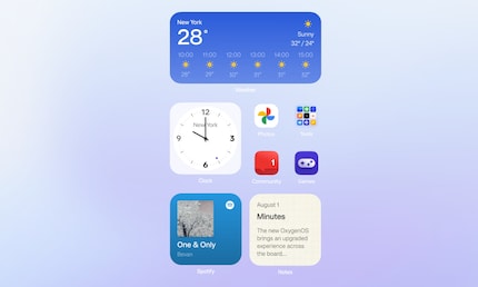 Der Smart Launcher in einer Präsentation.