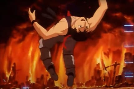 Le scene anime completano il mondo 3D di «Xenogears». Il processo può anche diventare cruento.
