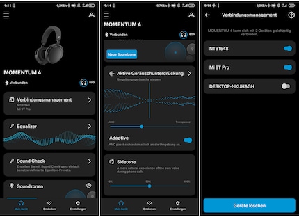 Anche Sennheiser ha rivisto l'app.