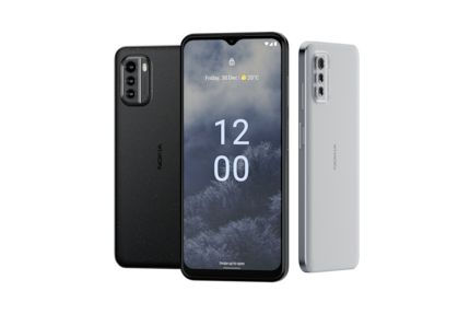 Il Nokia G60 è disponibile in bianco e nero.