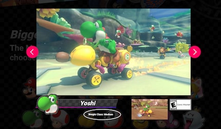 Sullo stesso sito web, c'è un'indicazione ben nascosta che Yoshi è moderatamente difficile. Ciò potrebbe influire sulle sue caratteristiche di guida. Ma non lo so, perché non ho un manuale.