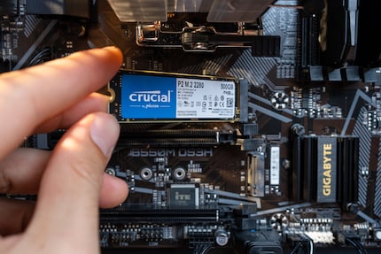 Per caso becco quello giusto: l'unità SSD sfrutta tutte le sue prestazioni nello slot M.2 contrassegnato dalla dicitura «CPU».