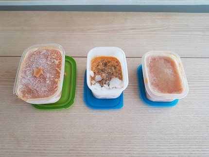 Credo che sia un gazpacho fatto in casa – sbarazzatene.