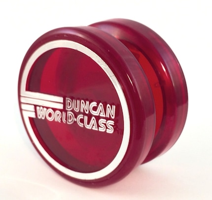 The Duncan World Class could spin for 20 per cent longer than other yo-yos.