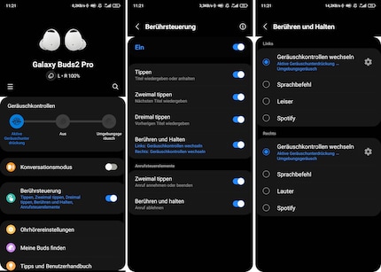 Il controllo può essere regolato nell'app per determinati campi.