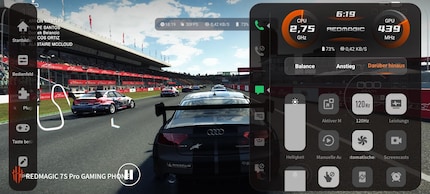 The widgets are well thought out and give you access to the most important settings.