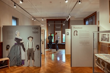 Uno sguardo alla mostra permanente al piano terra.