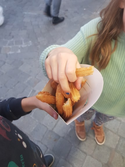 Seguito da churros non meno dolci.