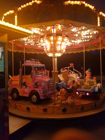 Almeno i miei figli hanno raggiunto un'età in cui posso risparmiarmi l'acquisto di costosissimi biglietti per le giostre.