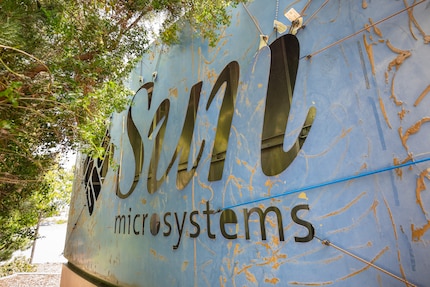 When he moved in in 2012, Mark Zuckerberg simply flipped around Sun Microsystems’ corporate sign.