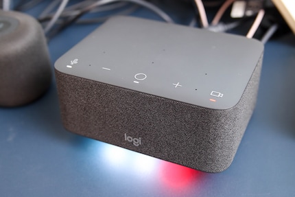 The buttons on the Logi Dock.